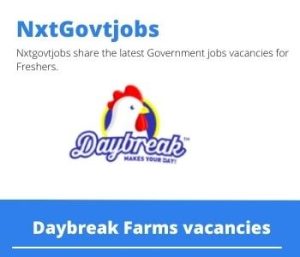 Apply Online for Daybreak Farms Human Capital Business Partner Vacancies 2022 @daybreakfarms.co.za
