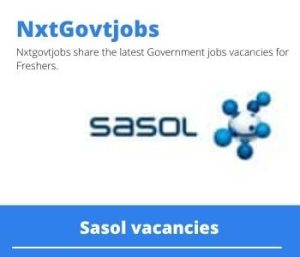 Sasol Maintenance Engineering Planner Vacancies In Secunda 2022