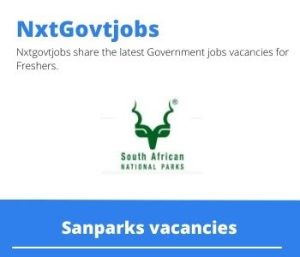 Sanparks Project Manager Vacancies in Mpumalanga 2023