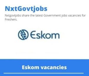 Eskom Education Training and Development Vacancies in Nelspruit 2023