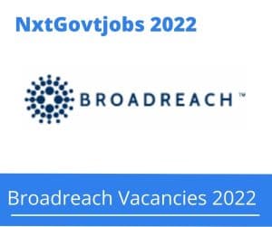 BroadReach Lay Counsellor Vacancies in Witbank – Deadline 22 Feb 2024 Fresh Released