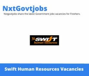 Swift Human Resources Boilermaker Vacancies in Secunda – Deadline 11 June 2023