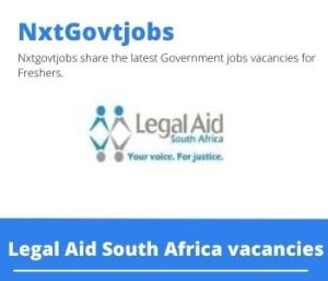 Legal Aid South Africa Supervisory Legal Practitioner Vacancies in Emalahleni – Deadline 21 Jun 2023
