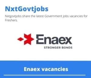Enaex Magazine Master Vacancies in Secunda- Deadline 22 Oct 2023