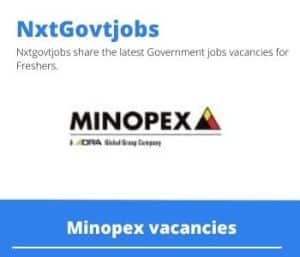 Minopex Instrument Mechanician Vacancies in Phola – Deadline 01 Dec 2023