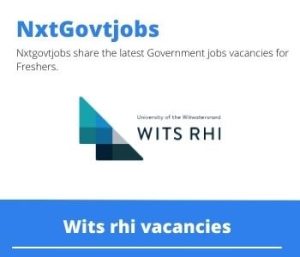 Wits rhi Lay Counsellor Vacancies in Ehlanzeni – Deadline 05 Oct 2023