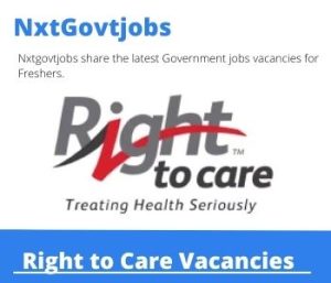 Right to Care Programme Coordinator Vacancies in Witbank – Deadline 25 Oct 2023