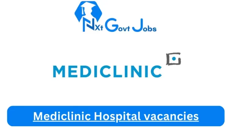x1 New Mediclinic Highveld Vacancies 2024 @mediclinic.co.za Career Portal